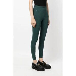 Sandro Rhinestone Leggings Green ( S )